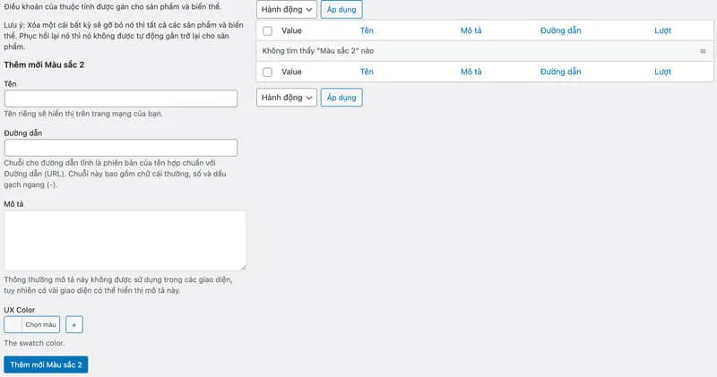 Hướng dẫn đăng sản phẩm có biến thể trong Woocommerce