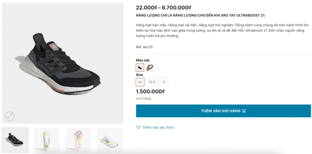 Hướng dẫn đăng sản phẩm có biến thể trong Woocommerce