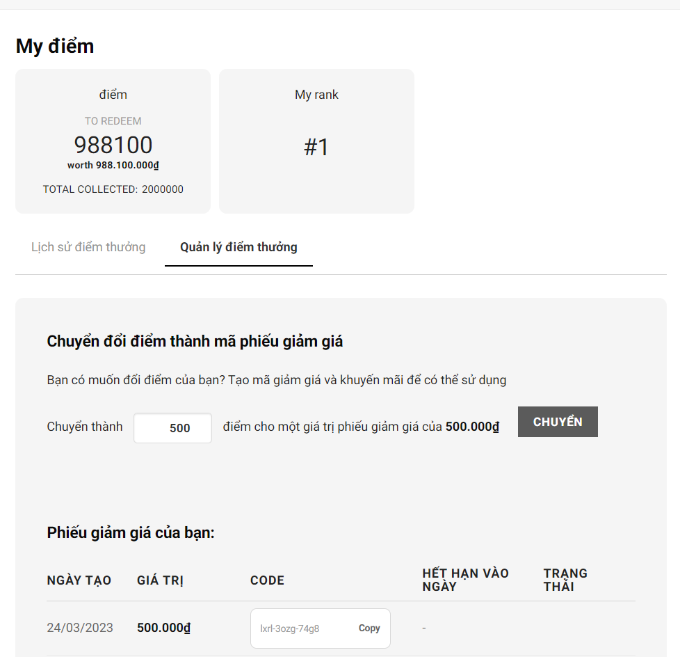 Tích lũy điểm thưởng giảm giá sau mỗi mua theme tại: MailinhWP 5 Tích lũy điểm thưởng giảm giá sau mỗi mua theme tại: MailinhWP