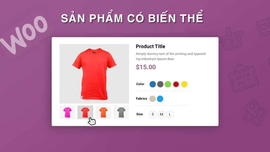 đăng sản phẩm có biến thể