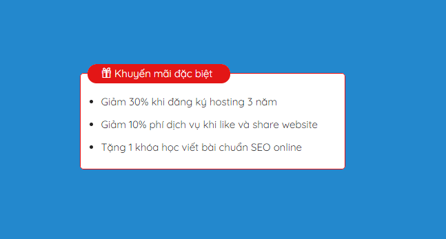 Tạo khung khuyến mãi đẹp trong Flatsome 1 Tạo khung khuyến mãi đẹp trong Flatsome