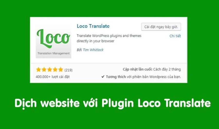 Việt hóa theme WordPress