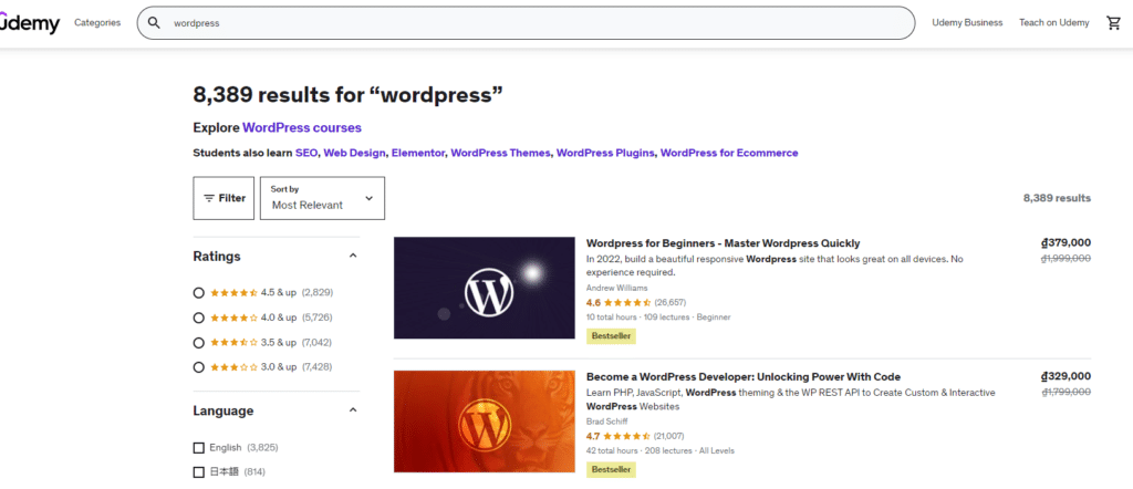 Tổng hợp 31 nguồn tài liệu thiết kế web bằng WordPress uy tín