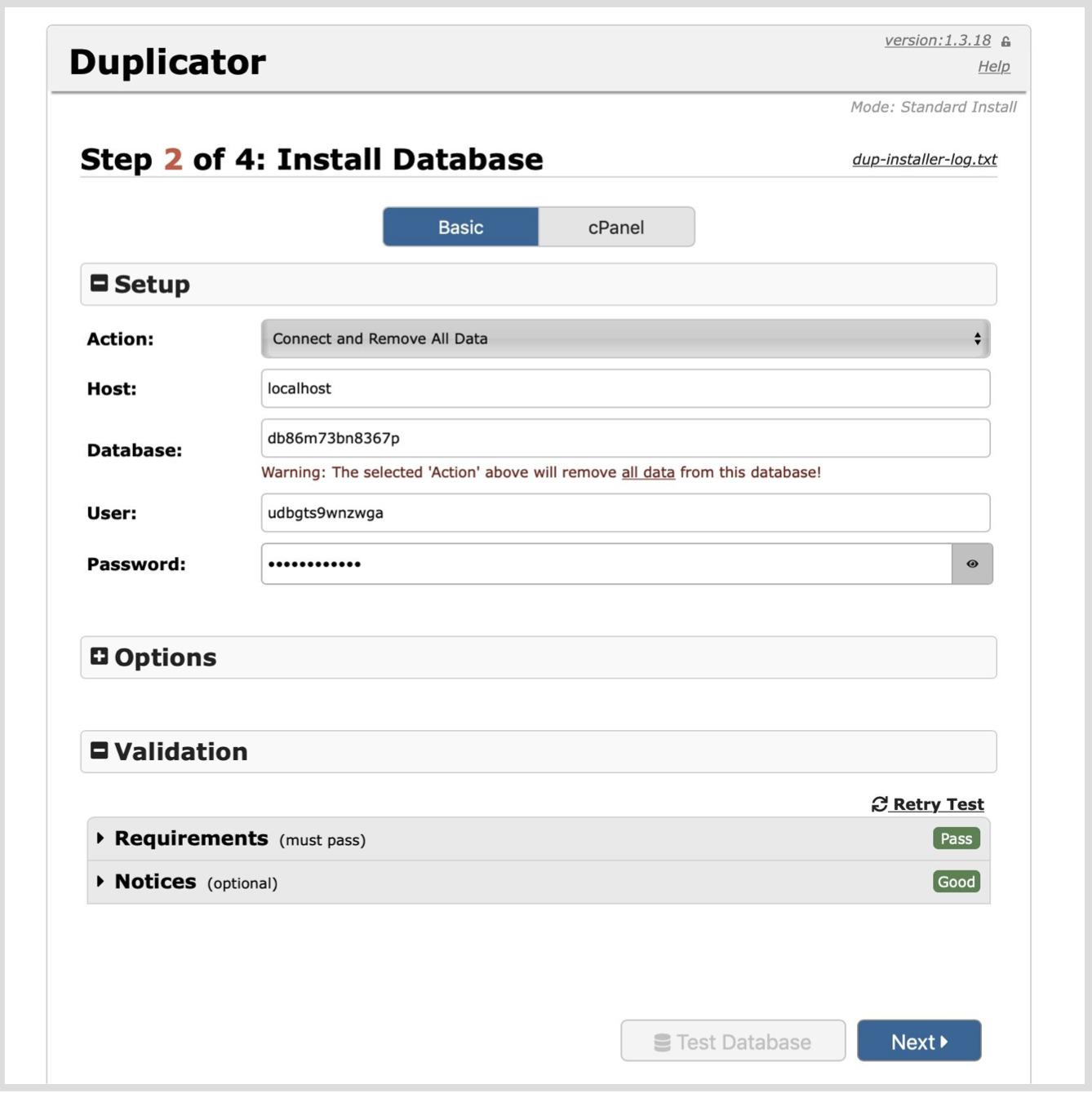 Clone WordPress website bằng Duplicator