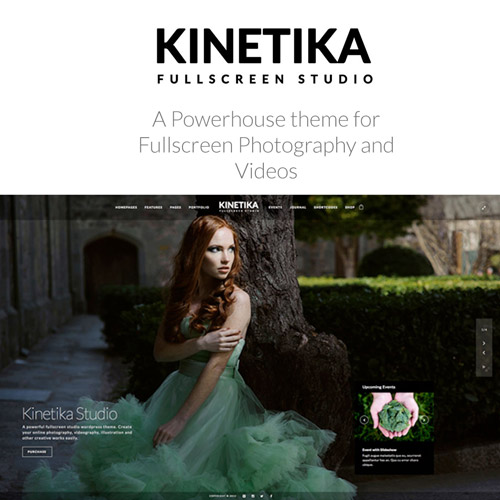 Kinetika  Photography Theme for WordPress